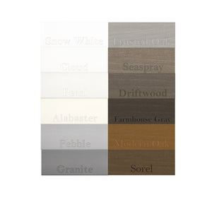 Swatches - 2 Inch Faux Wood Blinds; 12 colors
